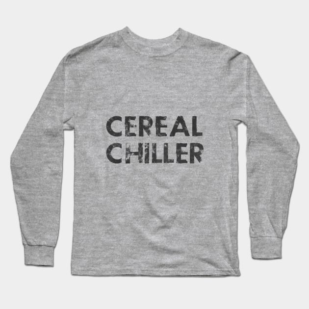 Cereal Chiller Long Sleeve T-Shirt by MotoGirl